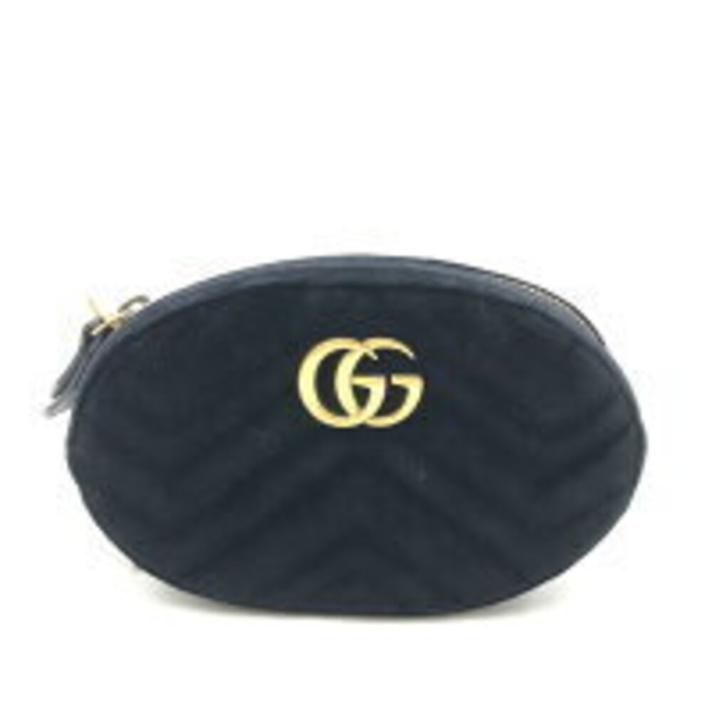 Gucci GG Marmont Crossbody Bag Waist Black